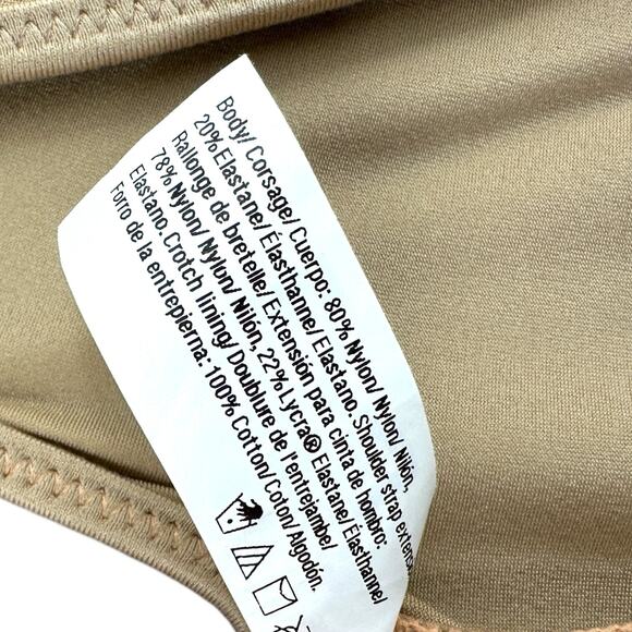 Maidenform Beige Sweet Nothings Shaping Compression Modern Bodysuit Large - Picture 4 of 6